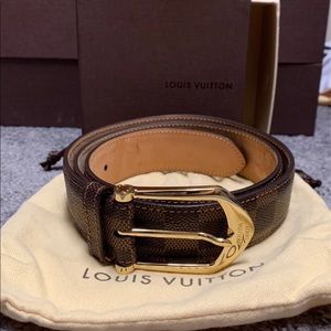 Louis Vuitton Damier Ebene Women’s Belt